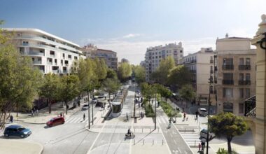 Le tramway de la rue de Rome vers les Catalans à Marseille est sur de bons rails