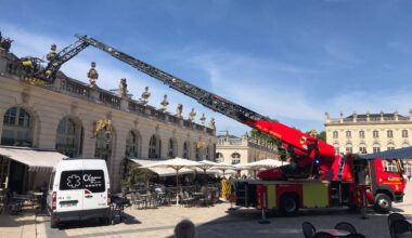 pourquoi les pompiers ont dû déployer la grande échelle lundi