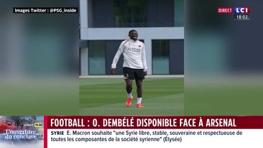 PSG-Arsenal : Ousmane Dembélé "disponible" pour la demi-finale retour