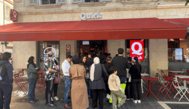 Nice. Le restaurant Quick fait un retour triomphant et annonce une nouveauté