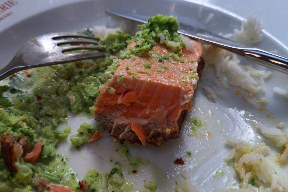 J'aurais préféré un saumon plus rosé à coeur.