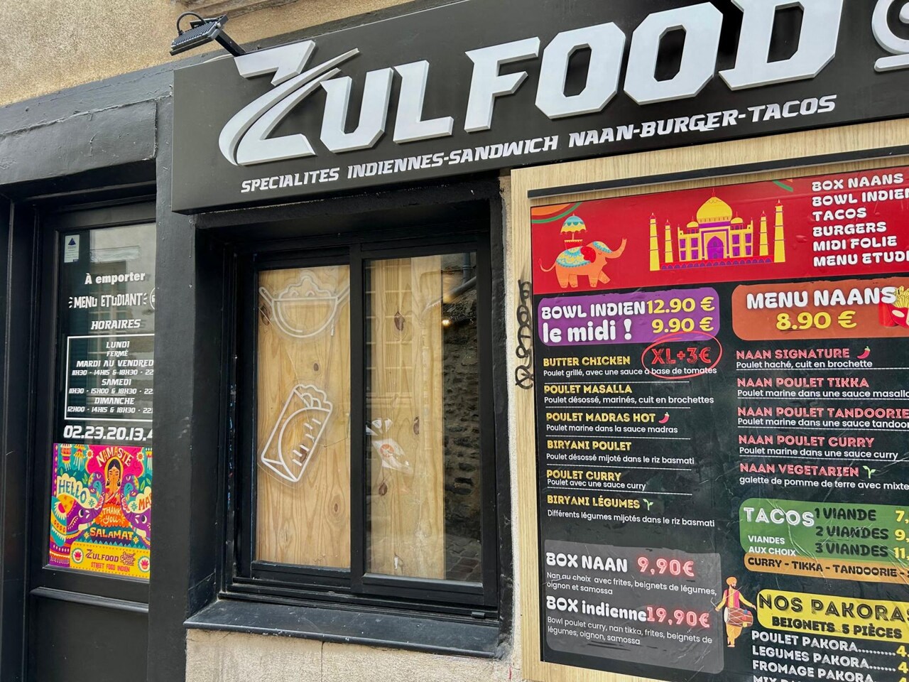 À Rennes, ce nouveau restaurant indien s'est fait cambrioler à deux reprises en un week-end
