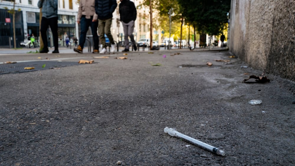 Le secteur de la Porte d’Aix toujours prisé par des consommateurs de drogues à Marseille