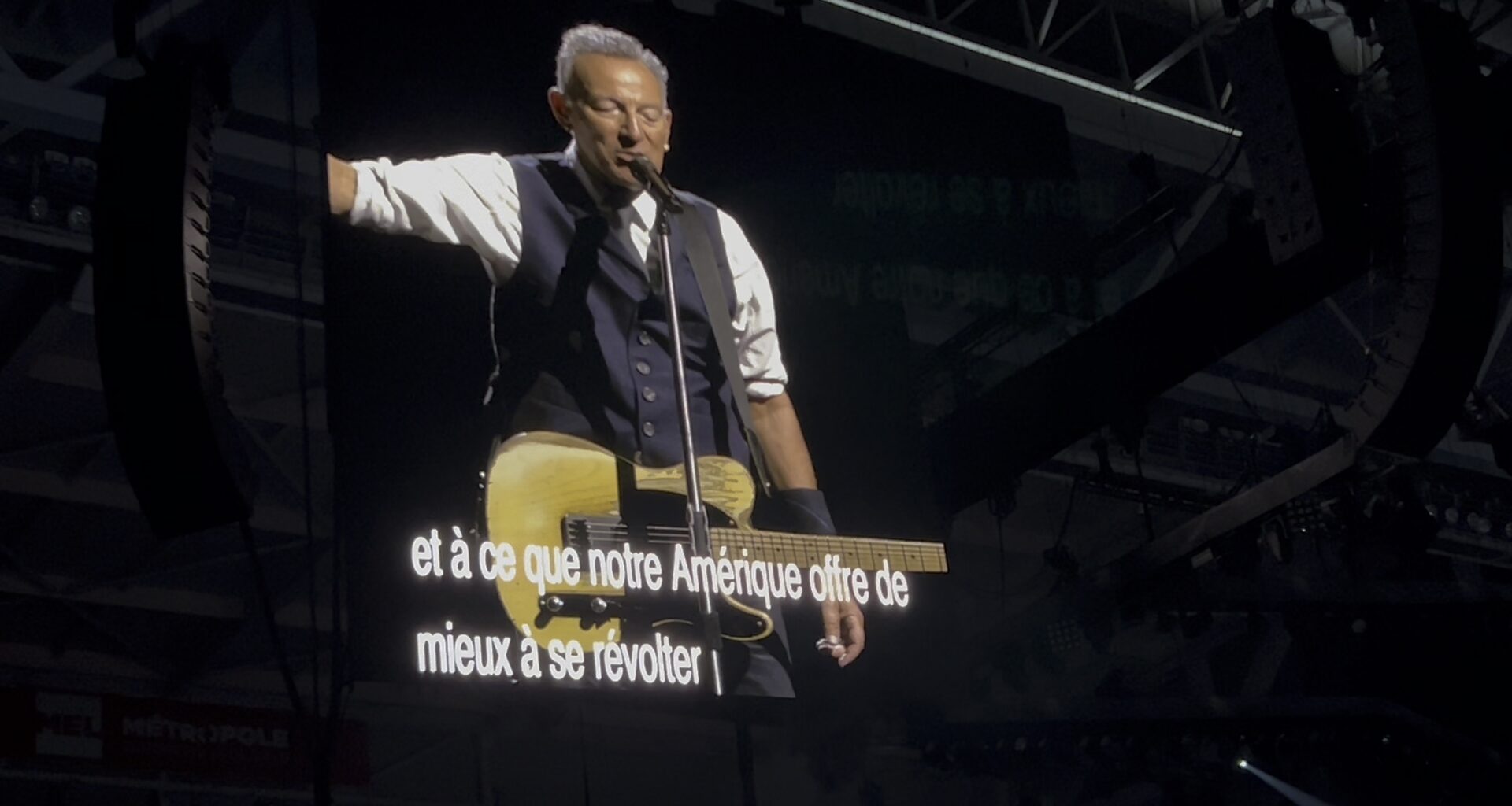 À Lille, Bruce Springsteen oppose sa vision de l’Amérique à celle de Donald Trump