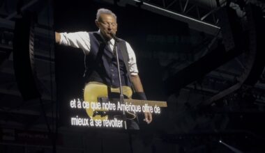À Lille, Bruce Springsteen oppose sa vision de l’Amérique à celle de Donald Trump