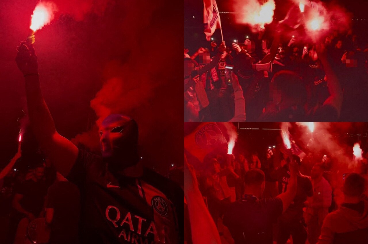 Sur les quais de Rouen, un collectif de supporters du PSG met l'ambiance les soirs de match