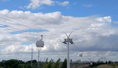 le Câble C1, premier téléphérique d'Île-de-France, va prendre des couleurs