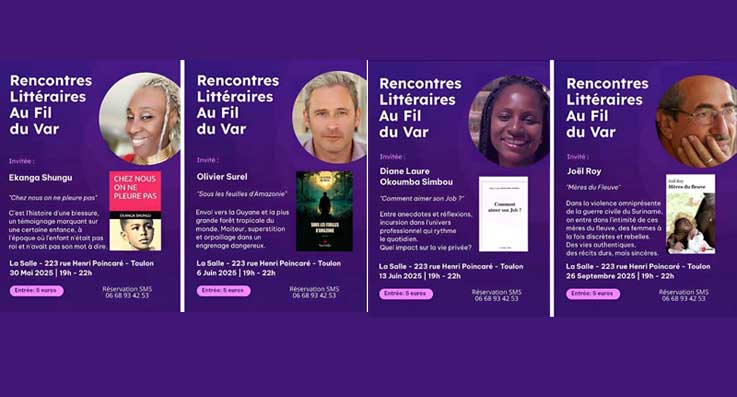 rencontres littéraires au fil du Var