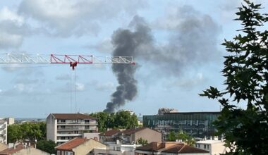 Quelle était cette épaisse fumée noire dans le ciel de Toulouse ? Un incendie en cours d'extinction