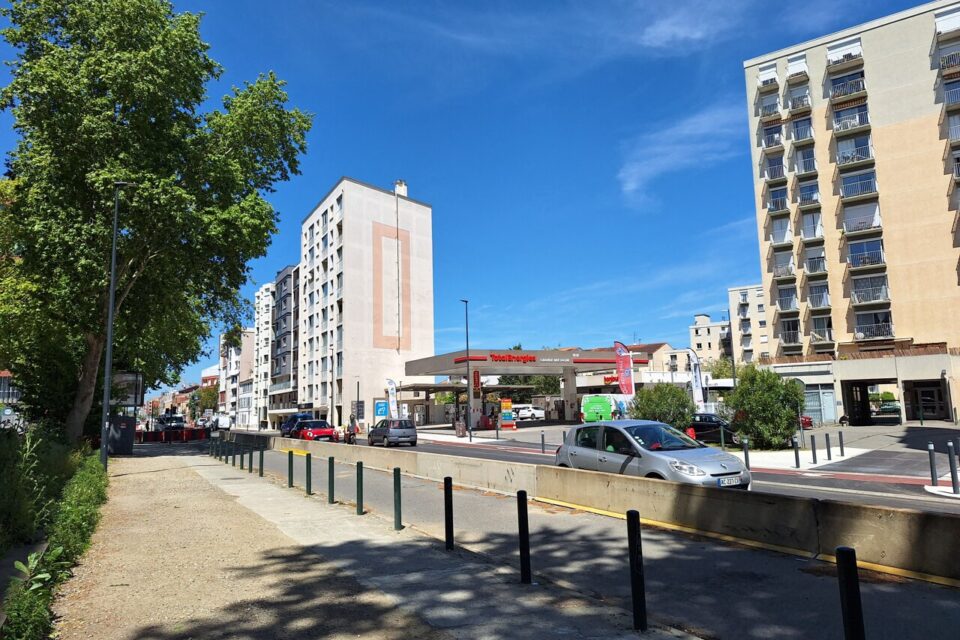 Ces travaux apportent du nouveau pour cette grande avenue de Toulouse.