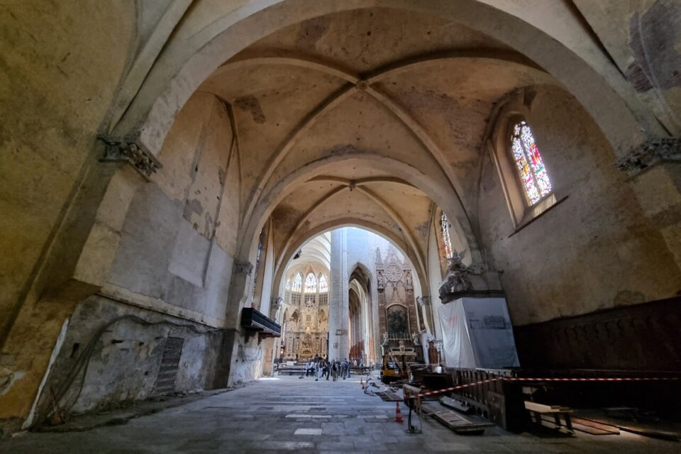 La nef de la cathédrale Saint-Étienne sera intégralement rénovée, du sol au plafond