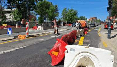 Toulouse. En travaux, cette grande avenue de la rive gauche accueille de nouvelles pistes cyclables