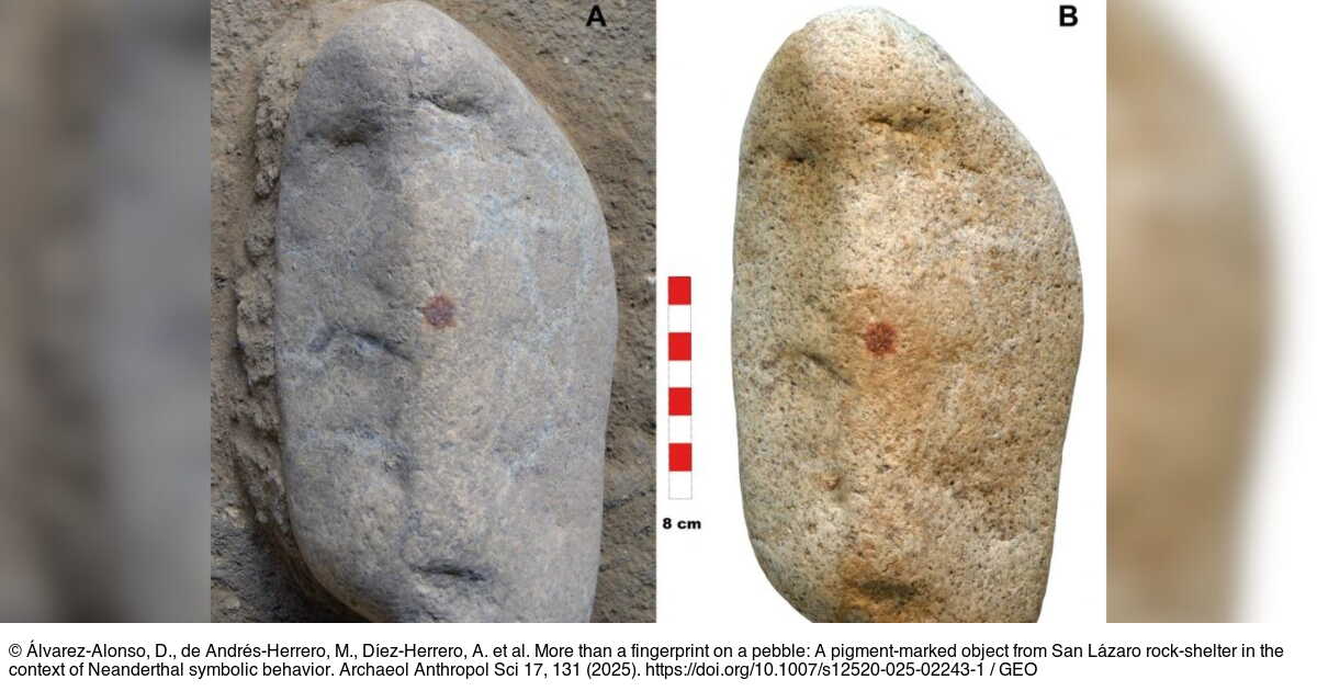 Une empreinte digitale vieille de 43000 ans relance le débat sur l'art chez Néandertal