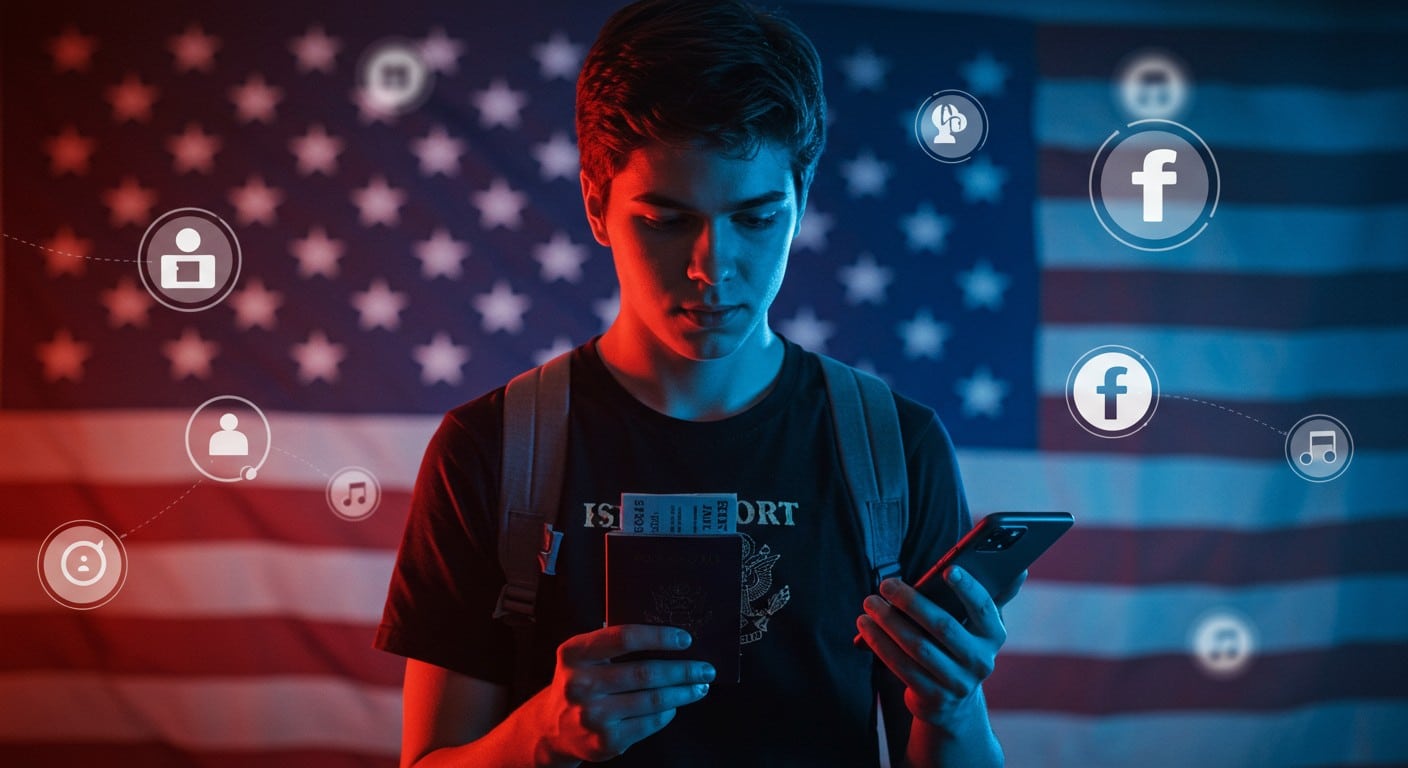 Visa Étudiant Suspendu pour Analyse Réseaux Sociaux