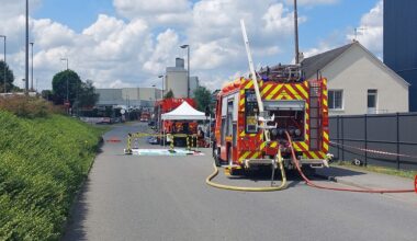les pompiers interviennent à l'usine Entremont pour un risque chimique, les salariés confinés