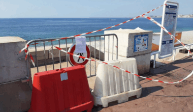 un phénomène de forte houle attendu en bord de mer