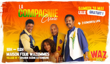 Ce samedi 31 mai 2025, Fête Tropicale Gratuite à Wazemmes avec notamment la Compagnie Créole