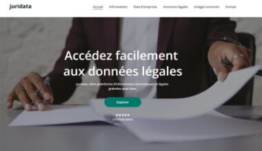 JURIDATA, nouveau venu dans le secteur de l’information d’entreprise