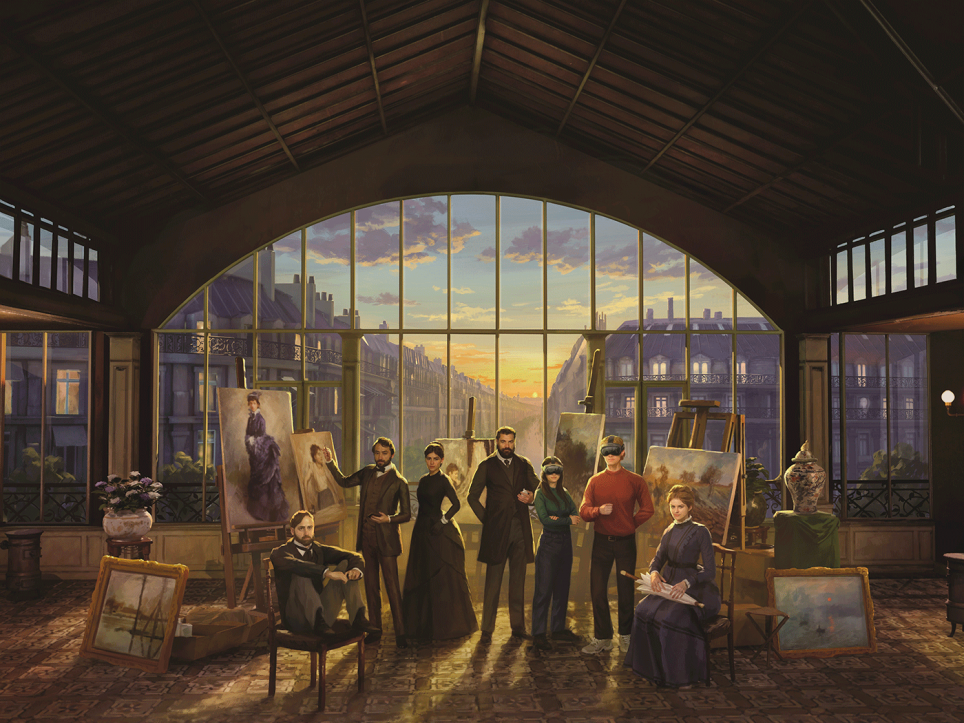 Affiche de l’expédition immersive « Un soir avec les impressionnistes. Paris 1874 » au musée d’Orsay