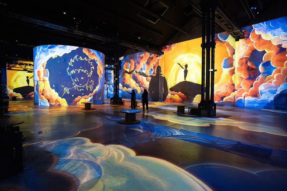 Le petit prince, l’odysée immersive à l’atelier des lumières