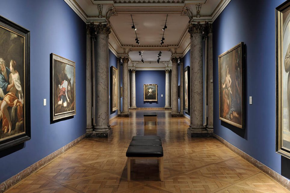 Musée des Beaux-Arts, salle des colonnes