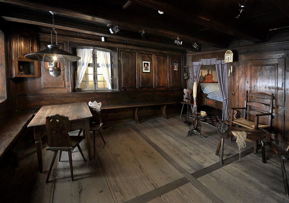La Stùb de Wintzenheim – Kochersberg, aménagée au Musée Alsacien vers 1911