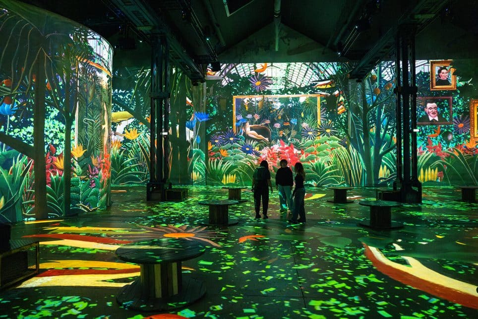 Exposition immersive « Le Douanier Rousseau, au pays des rêves » à l’Atelier des Lumières, Paris