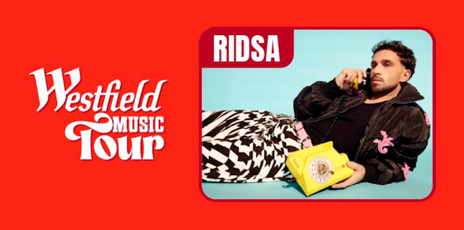 Mercredi 04 juin 2025, concert inédit et gratuit de RIDSA à Westfield Euralille
