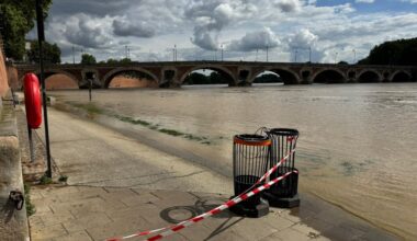 VIDEO. Toulouse. Suite aux fortes précipitations, la Garonne est en crue