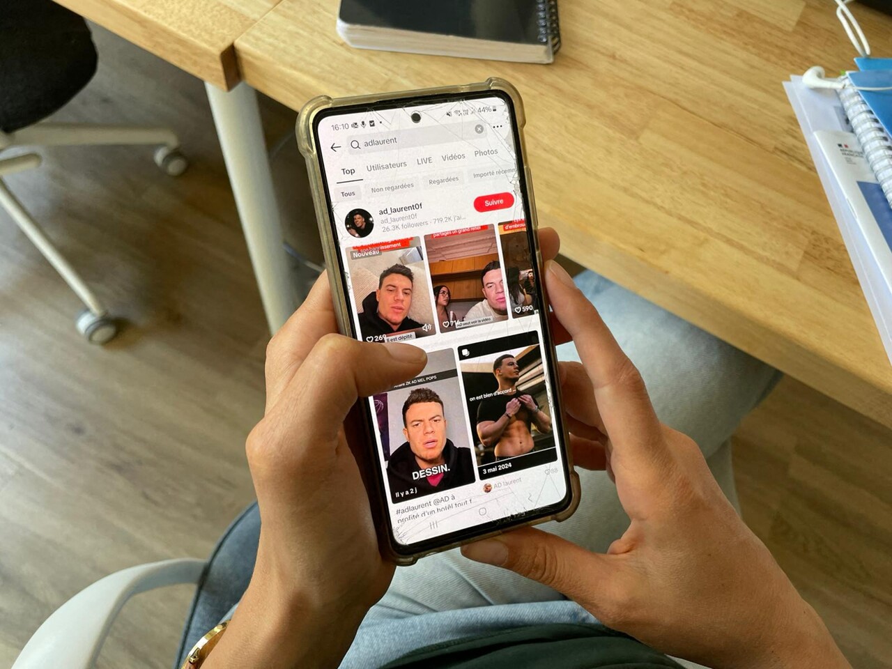 le compte TikTok de l'influenceur AD Laurent supprimé