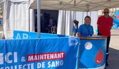 Collecte de sang exceptionnelle sur le Vieux-Port de Marseille