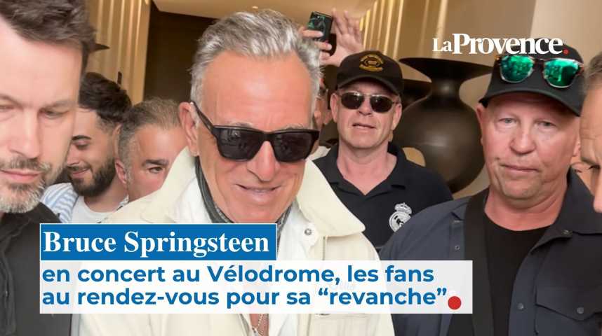on a passé une journée auprès des fans de Springsteen à Marseille