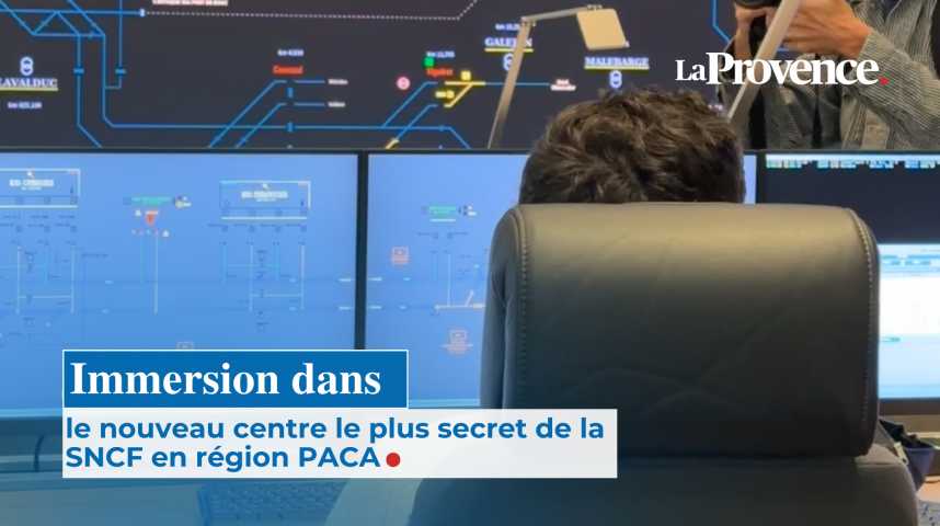 VIDÉO. La SNCF ouvre sa nouvelle tour de contrôle régionale à Marseille, on a visité cet endroit secret