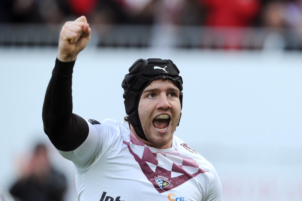 Camille Lopez en mars 2013 sous les couleurs de l’Union Bordeaux-Bègles.