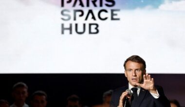 Le plaidoyer d'Emmanuel Macron pour relancer l’Europe spatiale