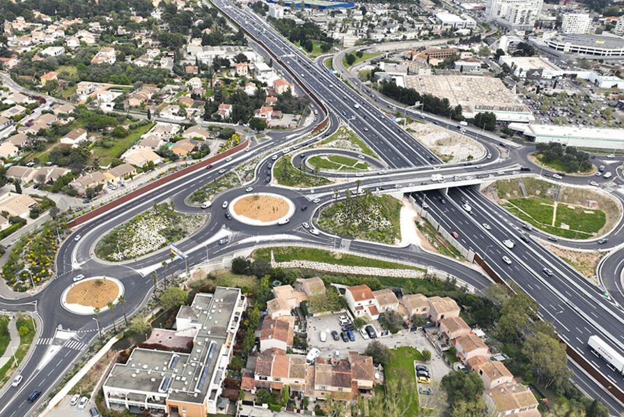 A Toulon, l’A57 a été élargie sur 7 km