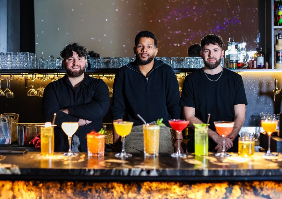 Les trois gérants Hocine Kernou, Alexis Kante et Ridha Kernou.