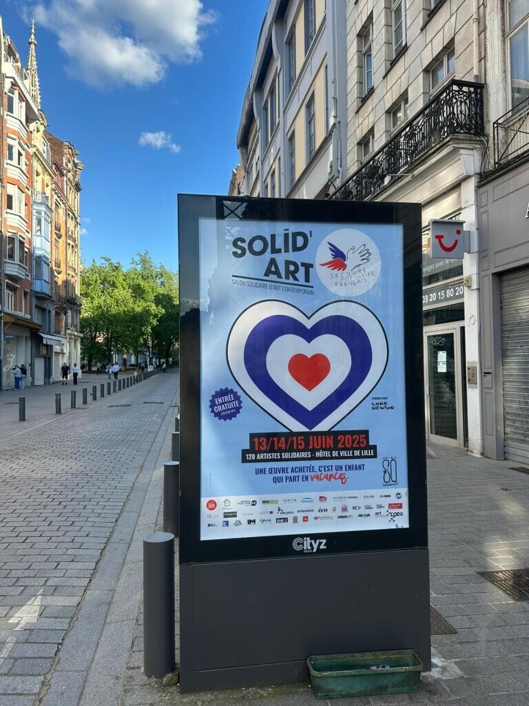 Solid’Art, l’expo amie du Secours Populaire qui réunit 120 artistes au grand cœur à Lille