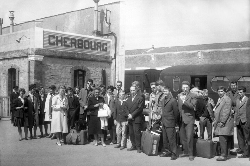 Les allemands au départ de Cherbourg