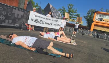 c'était quoi cette manifestation pendant le festival ?