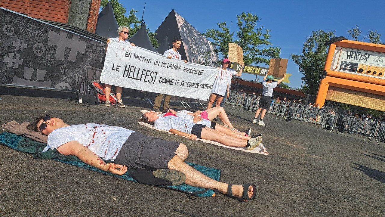 c'était quoi cette manifestation pendant le festival ?