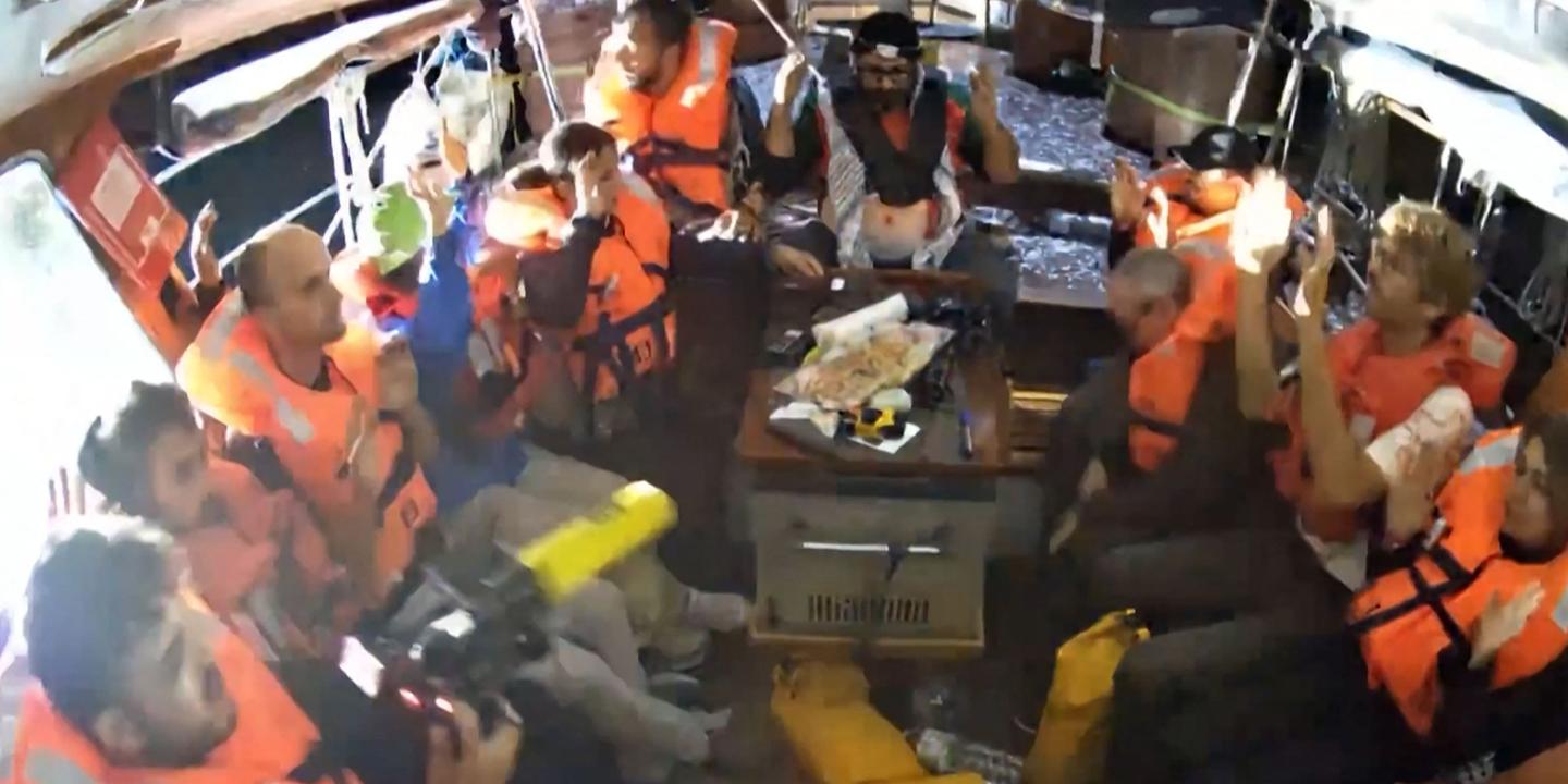 cinq des six Français à bord du navire « Madleen » refusent leur expulsion et seront présentés à la justice israélienne