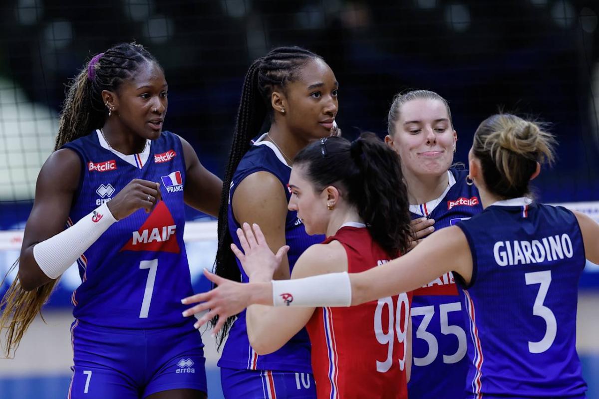 La France battue au cinquième set par les États-Unis en Ligue des nations - L'Équipe