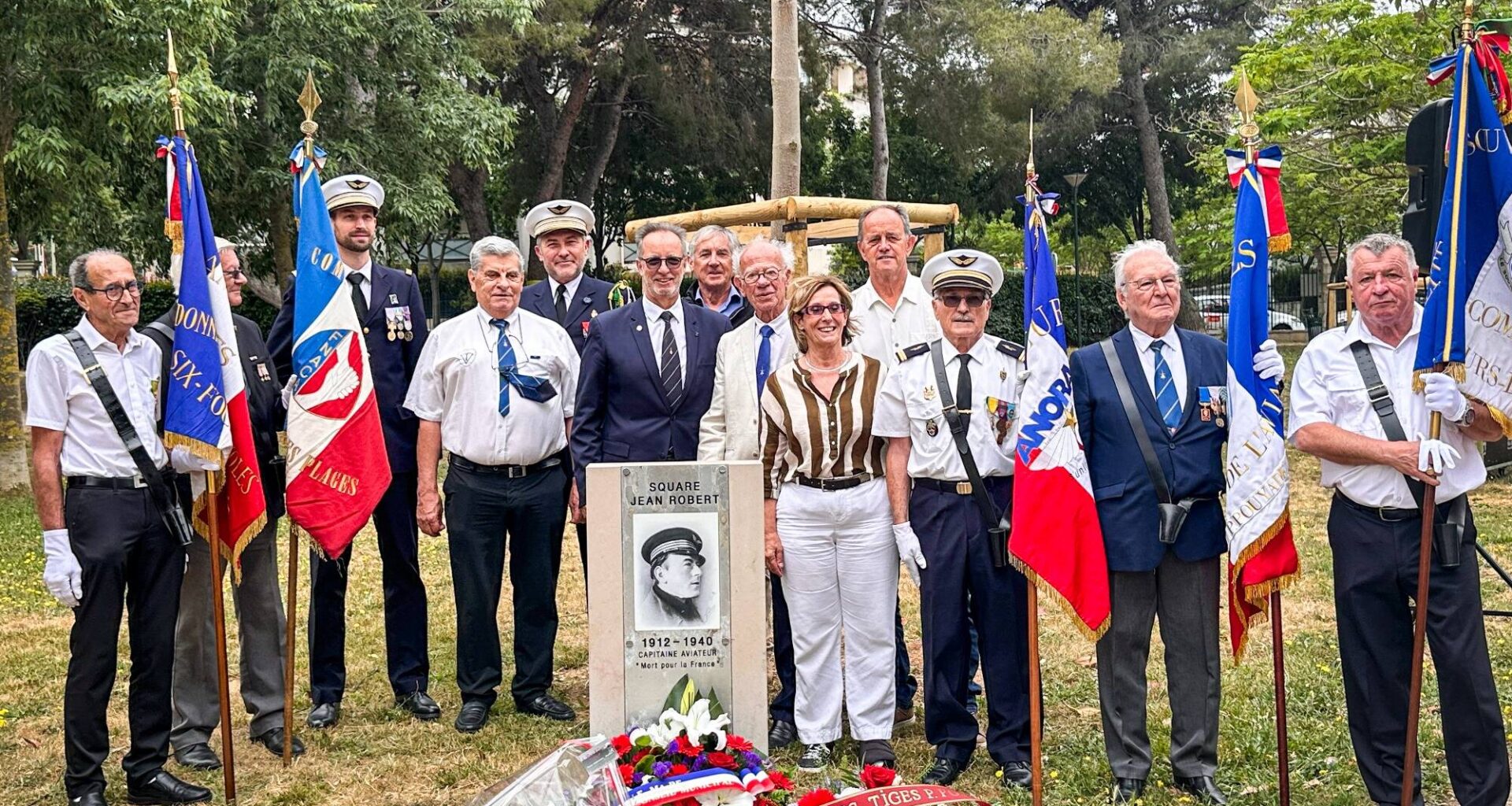 Six-Fours rend hommage au pilote de guerre varois Jean Robert, "mort pour la France" en 1940