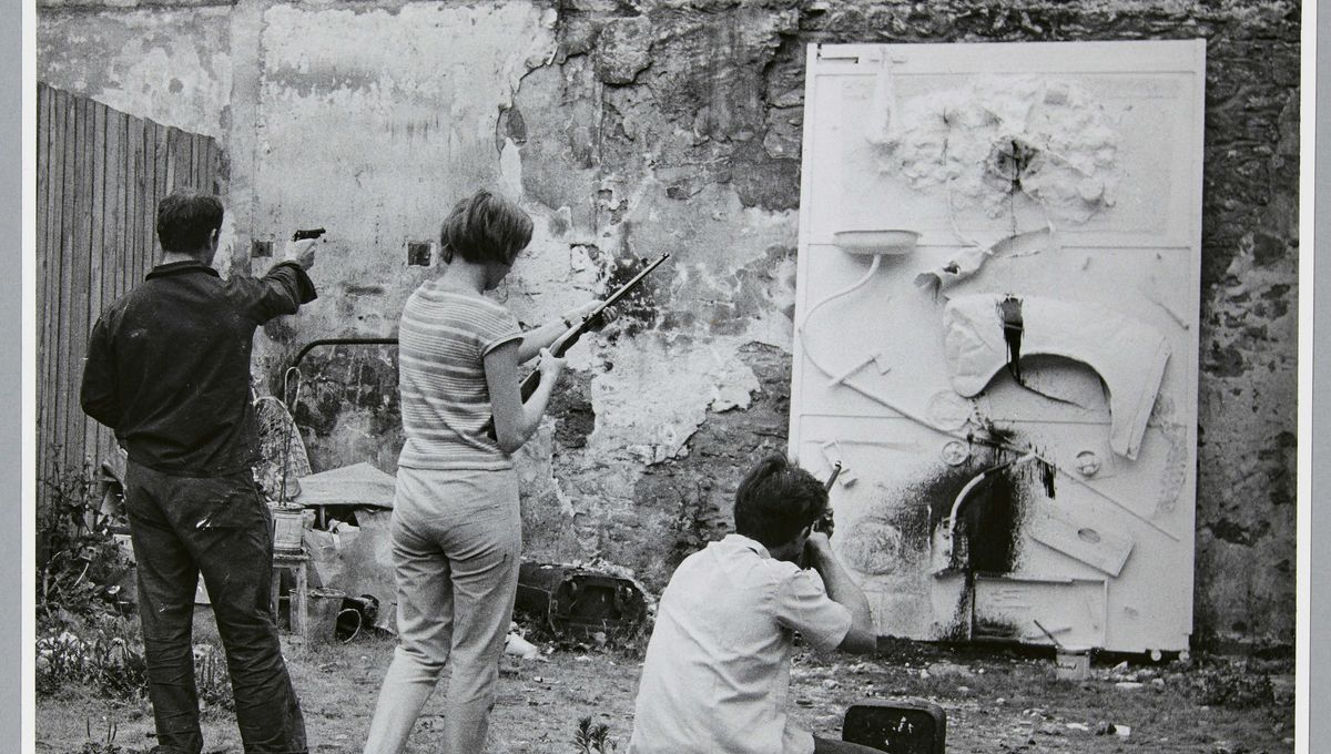 Niki de Saint Phalle, Jean Tinguely, Pontus Hulten : un trio subversif au Grand Palais