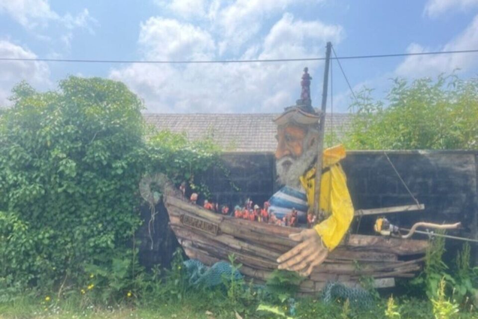 Sur la route de Loguivy.