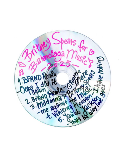 La playlist Britney Spears de Balenciaga. 
