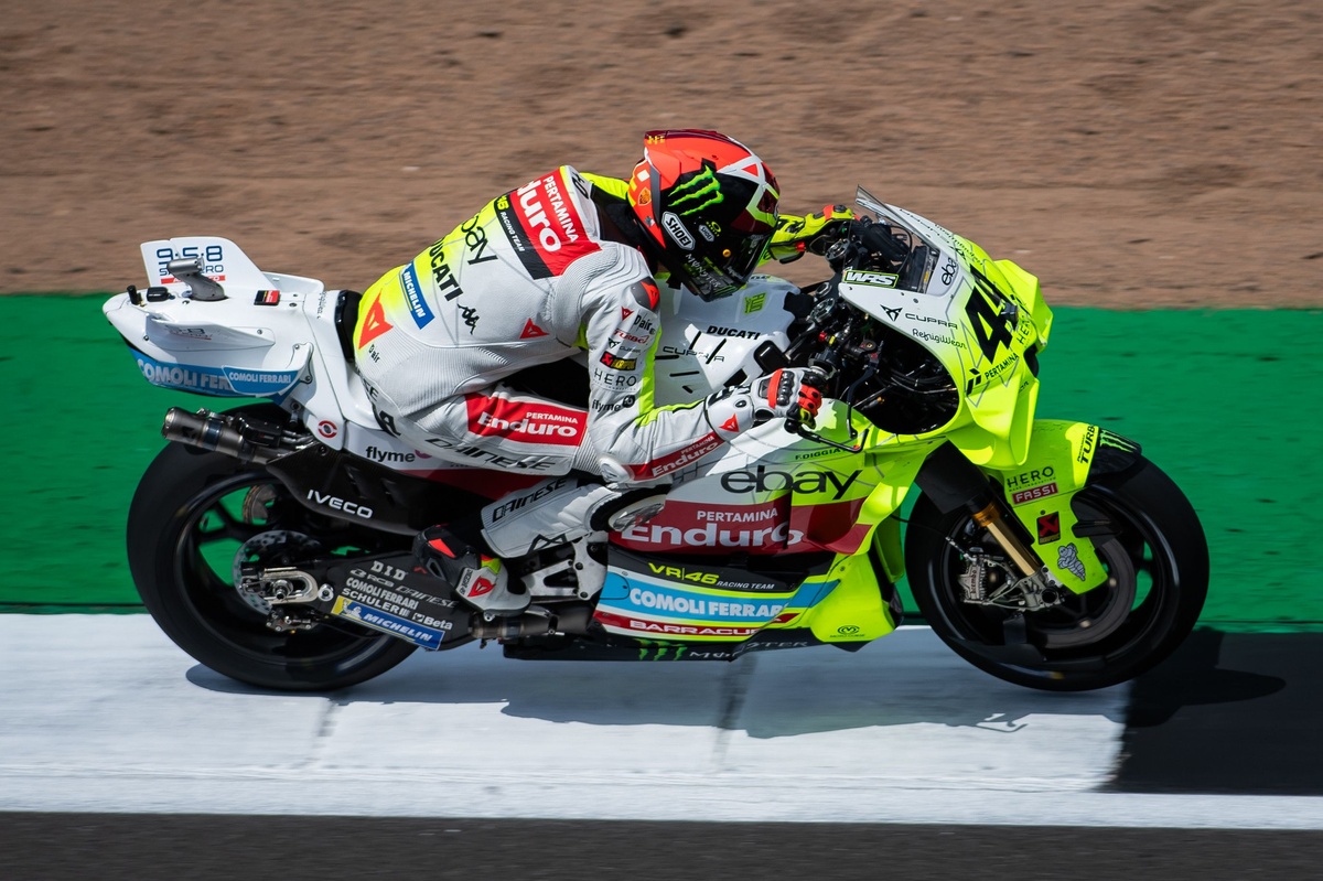 Di Giannantonio "retrouve des sensations normales" sur la Ducati GP25
