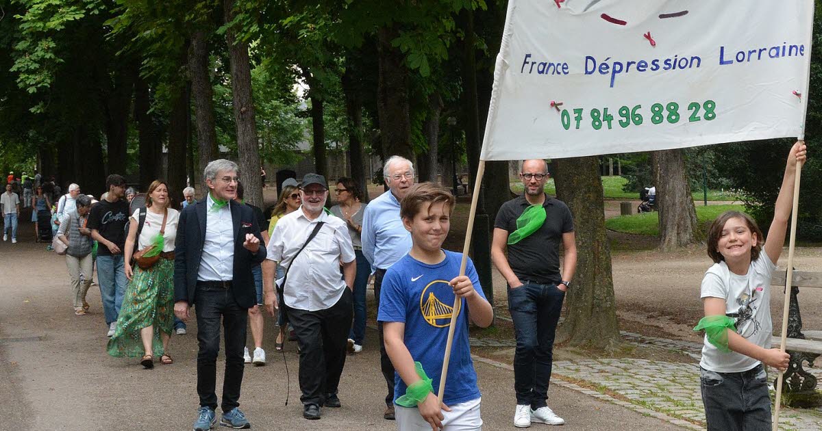 Nancy. Marche pour la santé mentale avec France Dépression