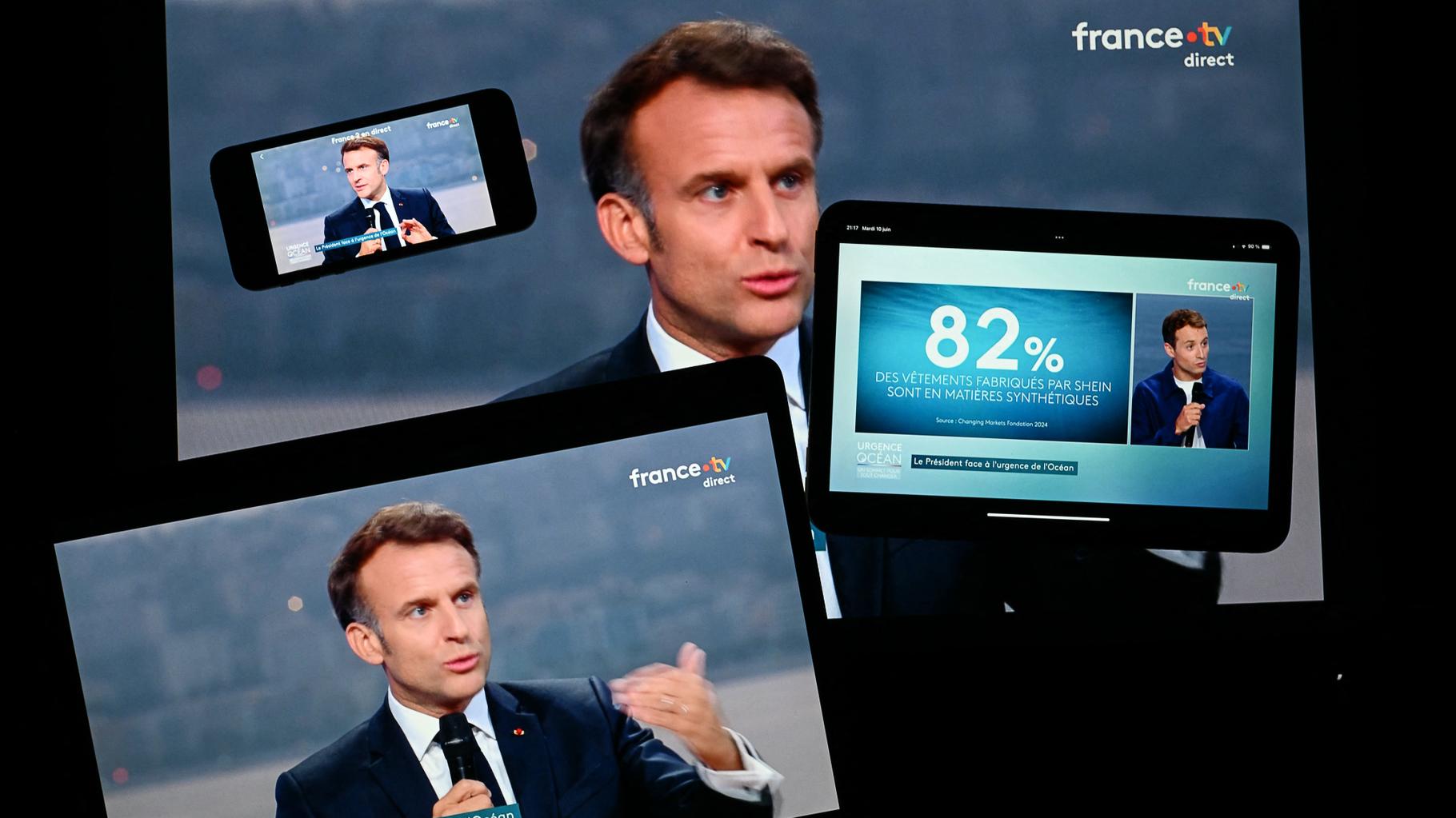 L’émission avec Macron sur France 2 accuse une audience calamiteuse